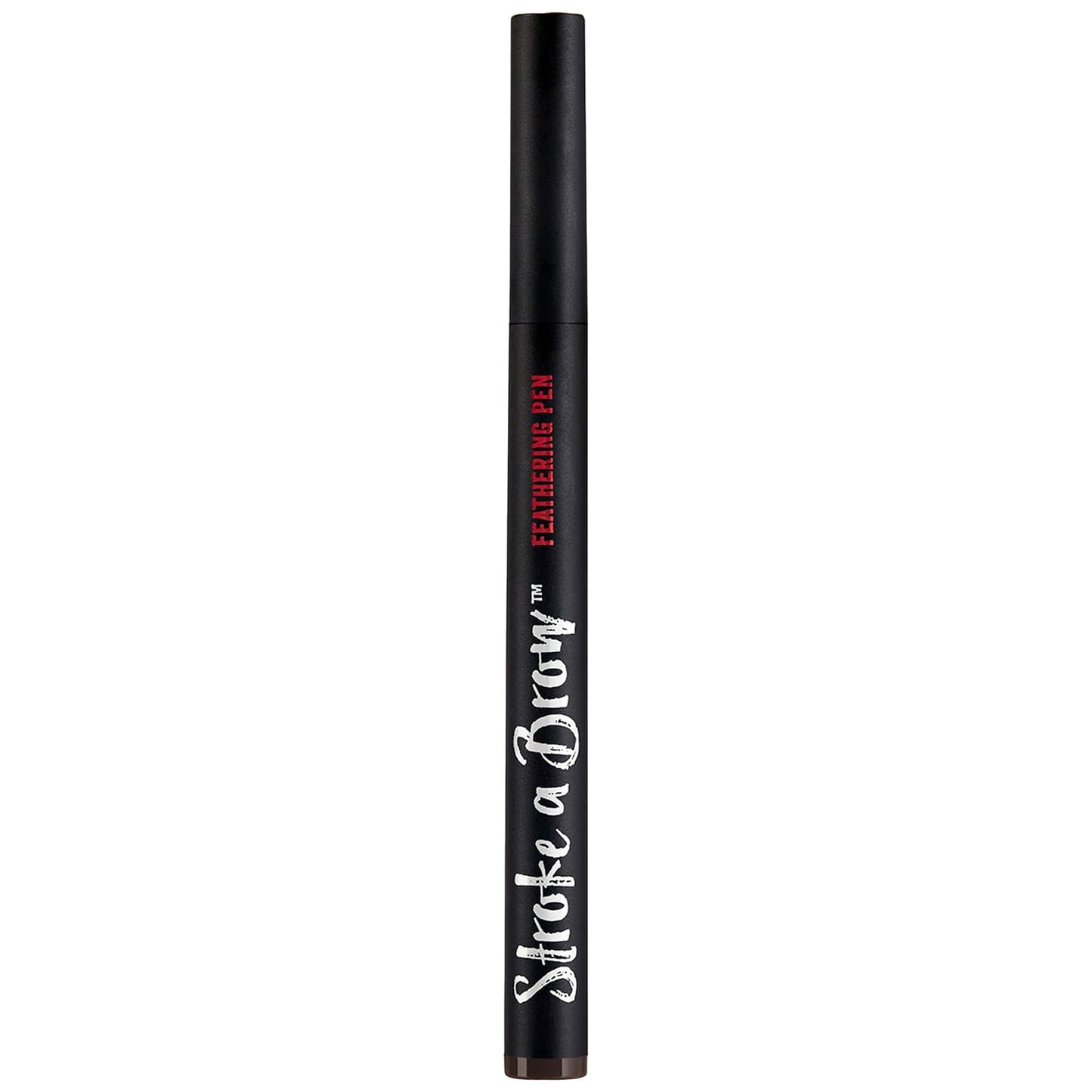 Ardell Stroke a Brow Pencil - Lápiz de cejas – Micro punta precisa, cejas impermeables de larga duración, punta de precisión, marrón oscuro, 1 paquete