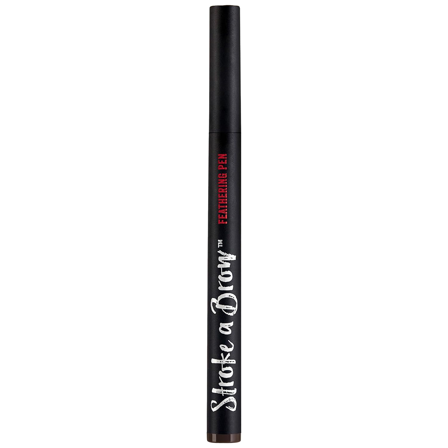 Ardell Stroke a Brow Pencil - Lápiz de cejas – Micro punta precisa, cejas impermeables de larga duración, punta de precisión, marrón oscuro, 1 paquete