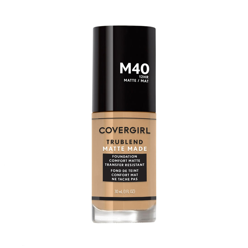 COVERGIRL TruBlend Matte Made Liquid Foundation, Classic Beige, 1 Fl Oz (Pack of 1)