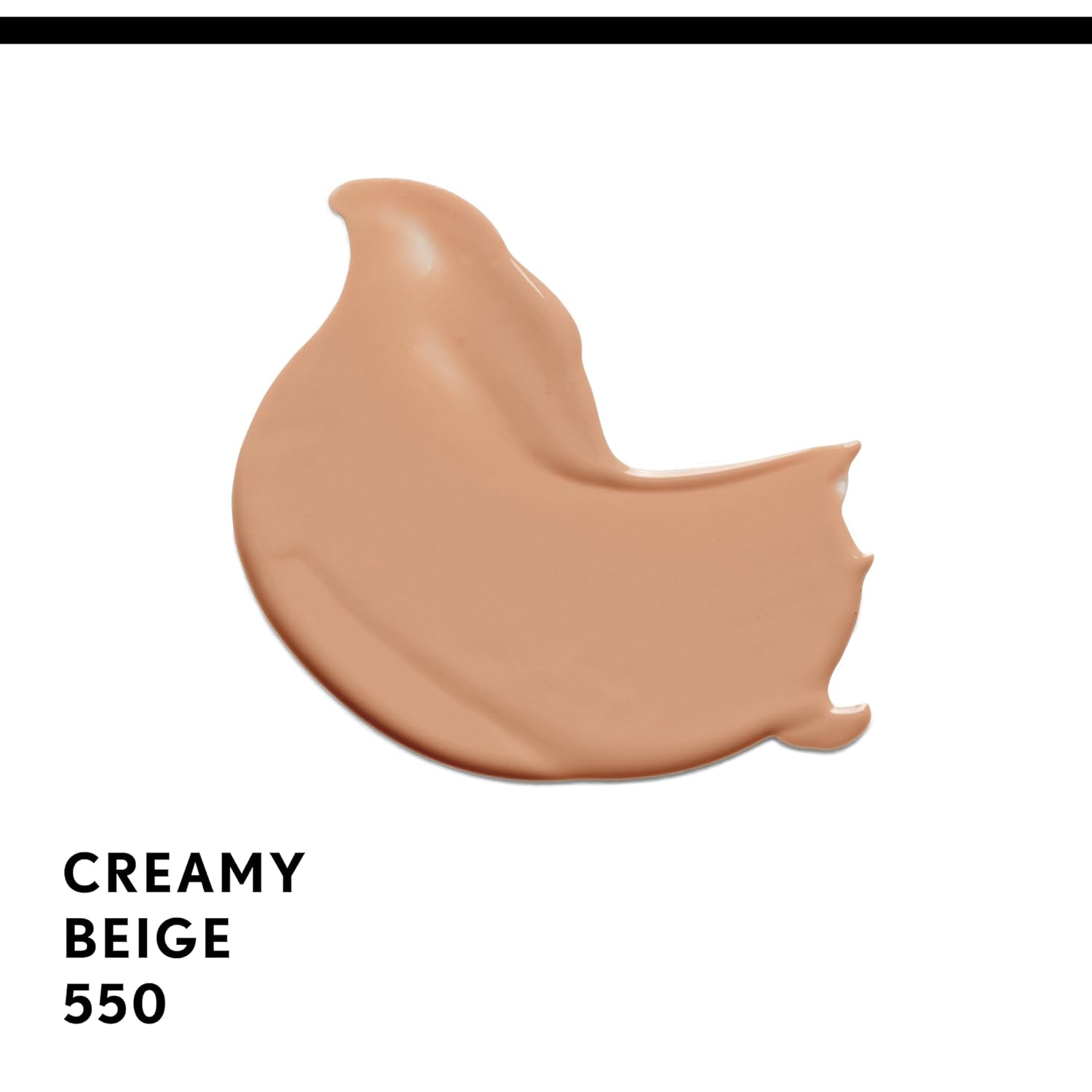 CoverGirl Maquillaje líquido Clean Oil Control, color beige cremoso 550, botella de 1.0 onzas