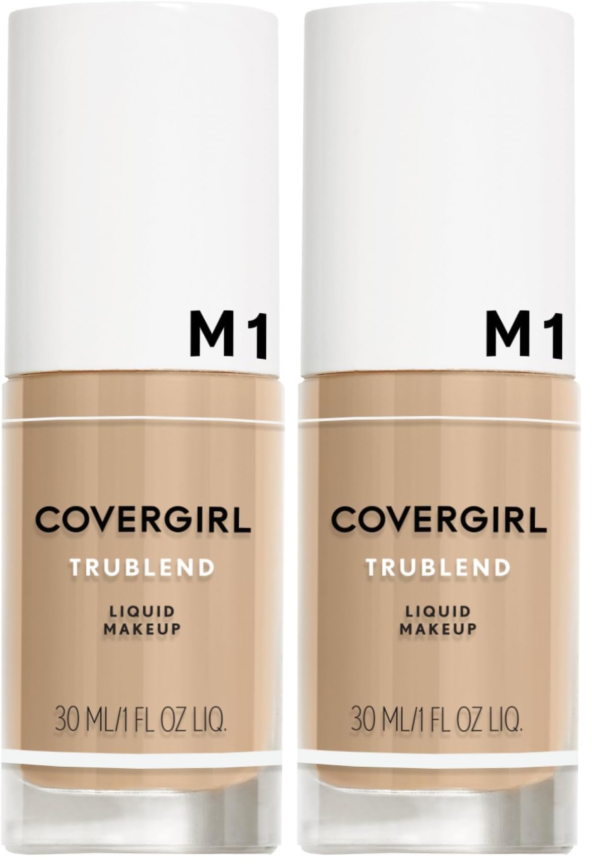 COVERGIRL Trublend Liquid Makeup Natural Beige M1 1 Fl Oz, 1.000-Fluid Ounce