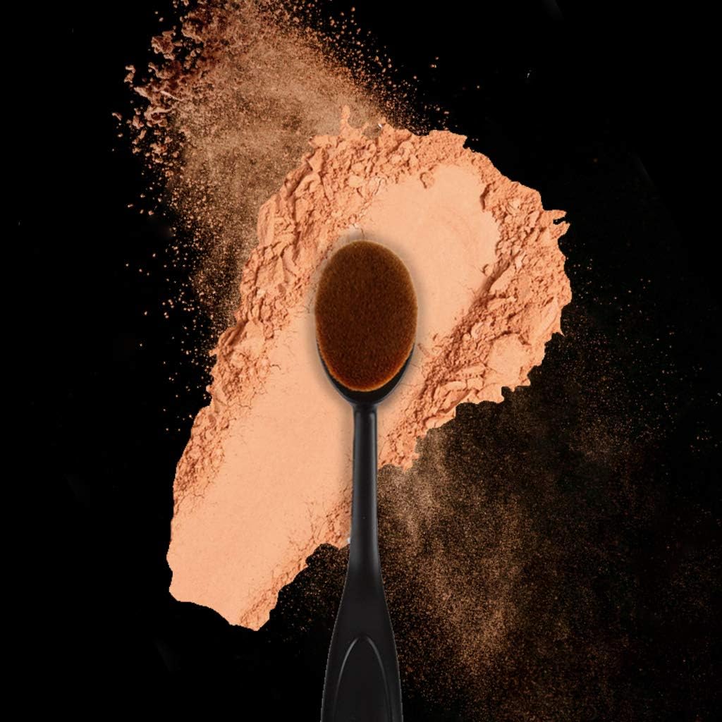 Oval contour brush