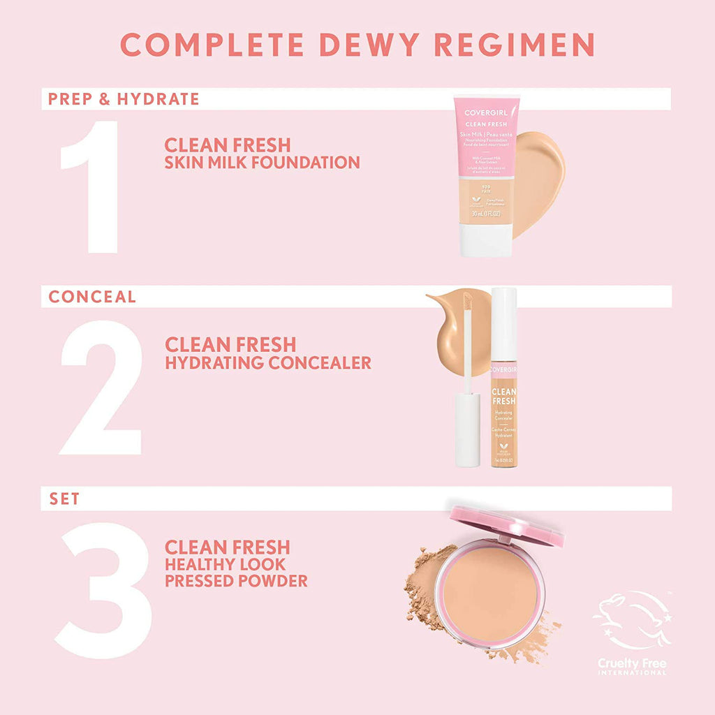 COVERGIRL Clean Fresh Hydrating Concealer, Fair, 0.23 Fl Ounce