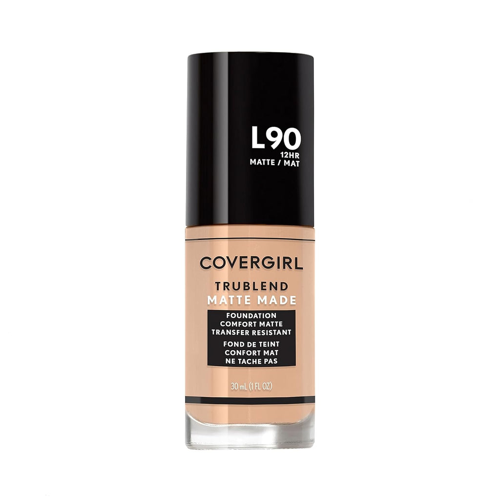 COVERGIRL TruBlend Matte Made Liquid Foundation, Classic Beige, 1 Fl Oz (Pack of 1)