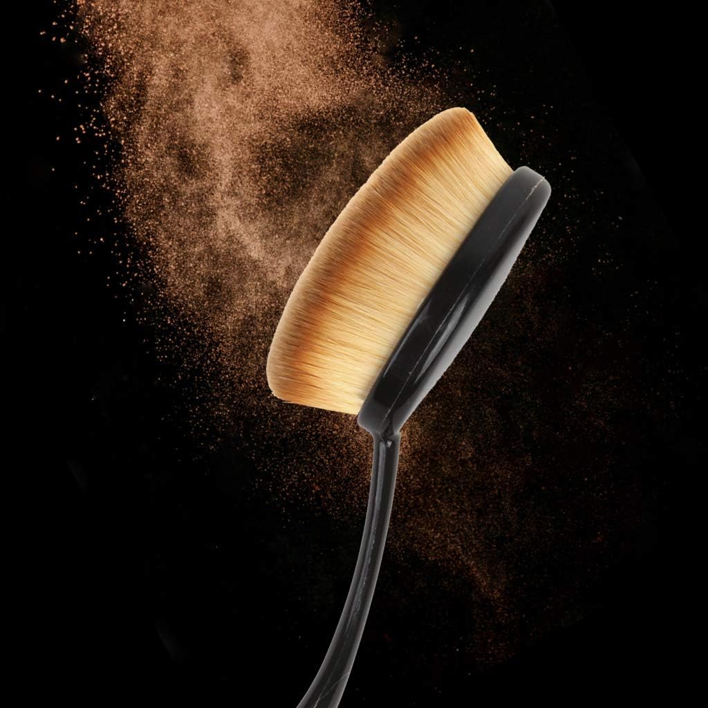 Oval contour brush