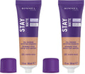 Rimmel London Stay Matte Mousse Líquida - 101 Marfil Perla - Base, ligera, control del brillo, sin aceite, 1 oz