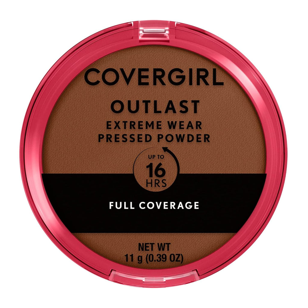 COVERGIRL Outlast Extreme Wear - Polvo prensado, 880 capuchino, 0.38 onzas