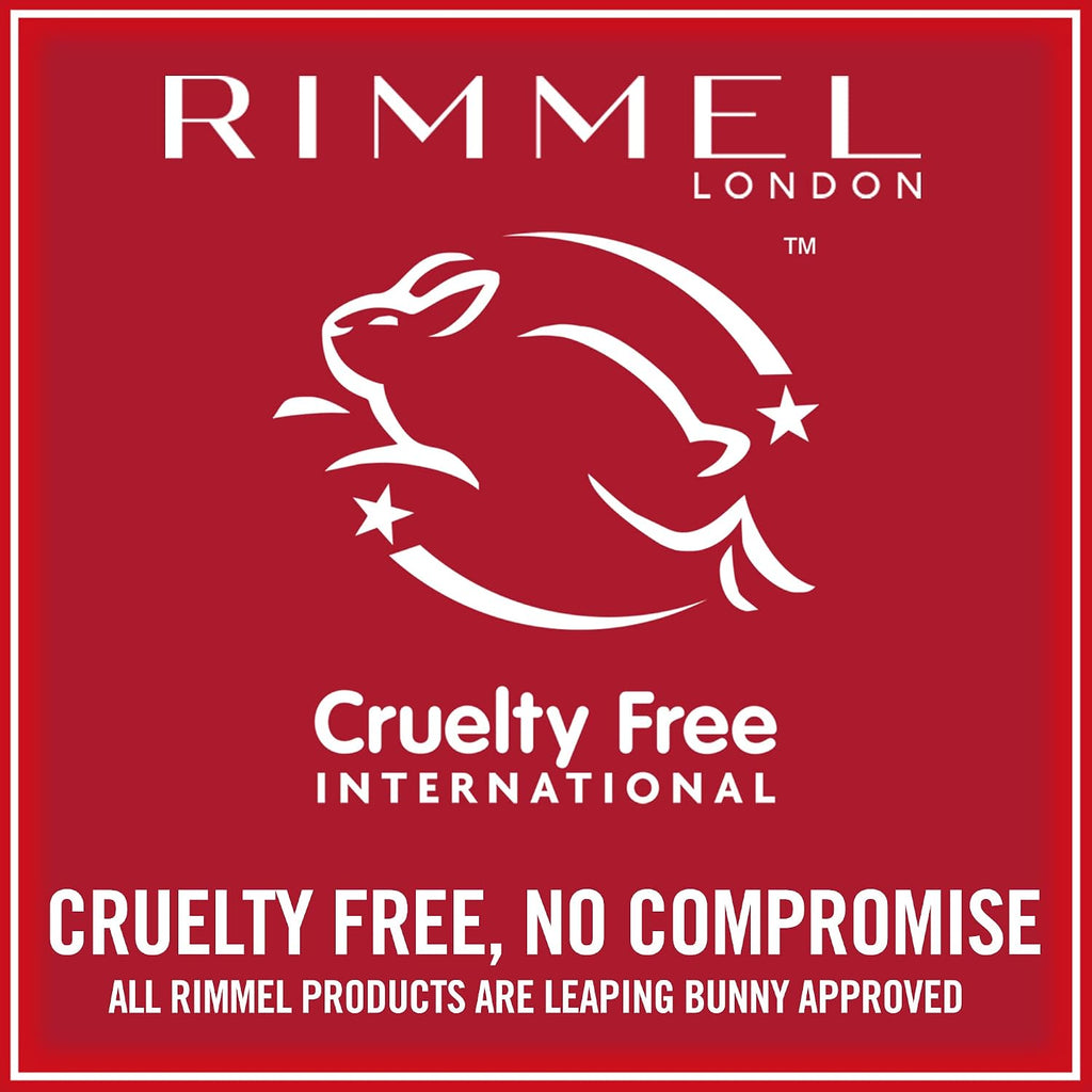 Rimmel London Stay Matte 001 Transparent - Polvo prensado, ligero, alta cobertura, control de brillo, 0.49 onzas