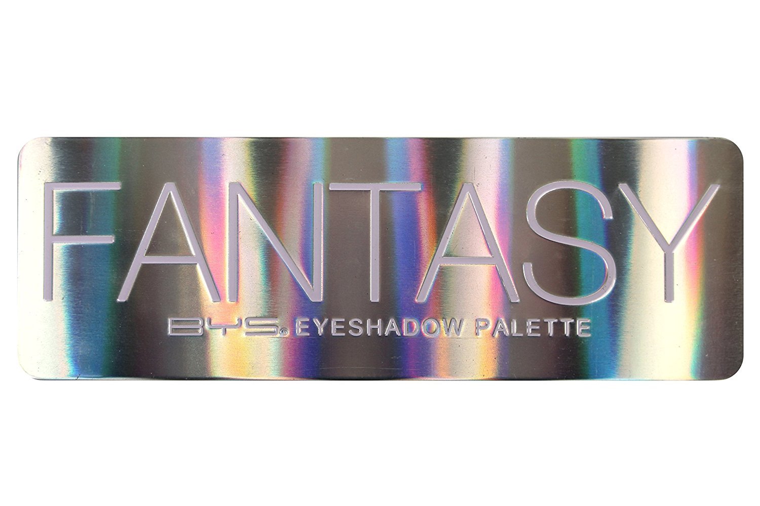 BYS Fantasy Matte Neon Eyeshadow Palette Tin with Mirror and Dual End Applicator 12 Shades
