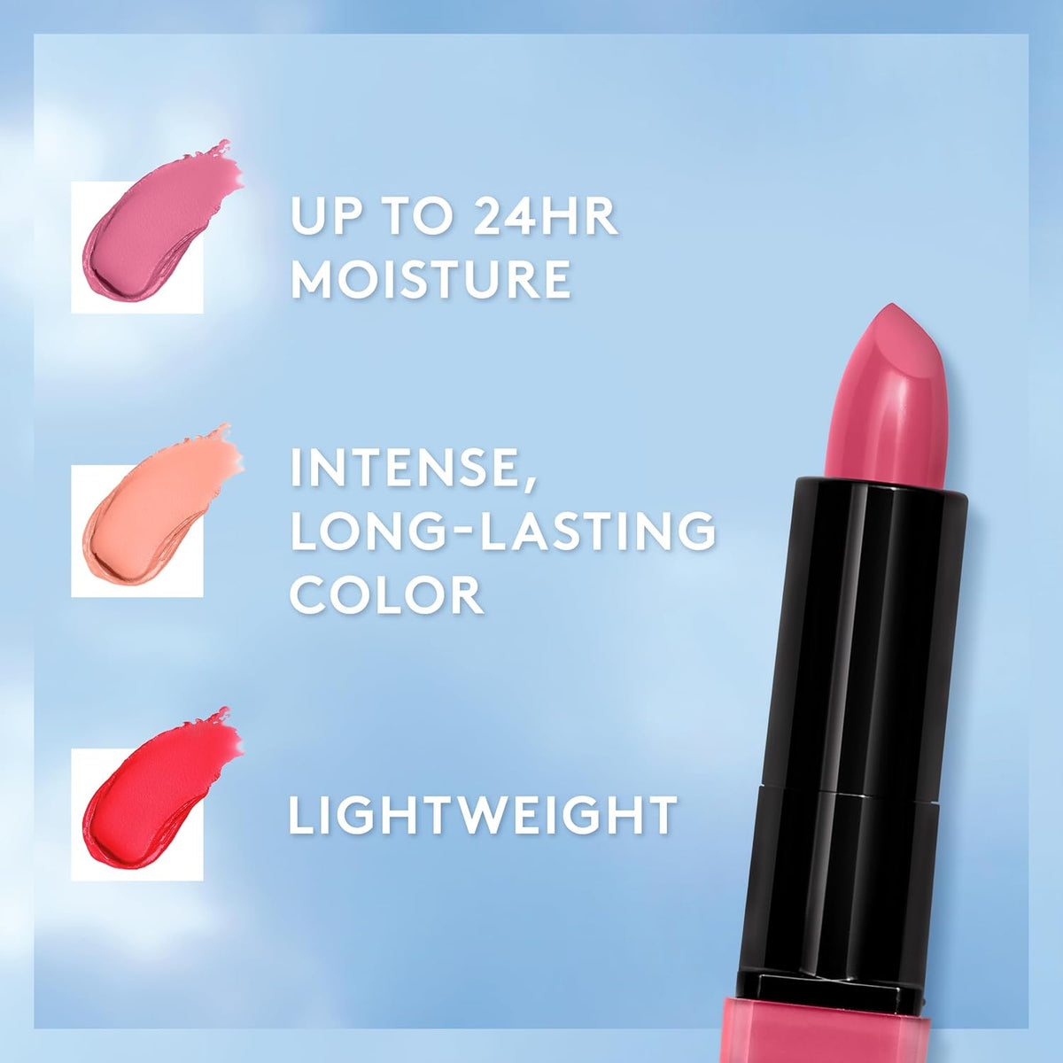 COVERGIRL Exhibitionist Cream Lipstick, Rose Paradise