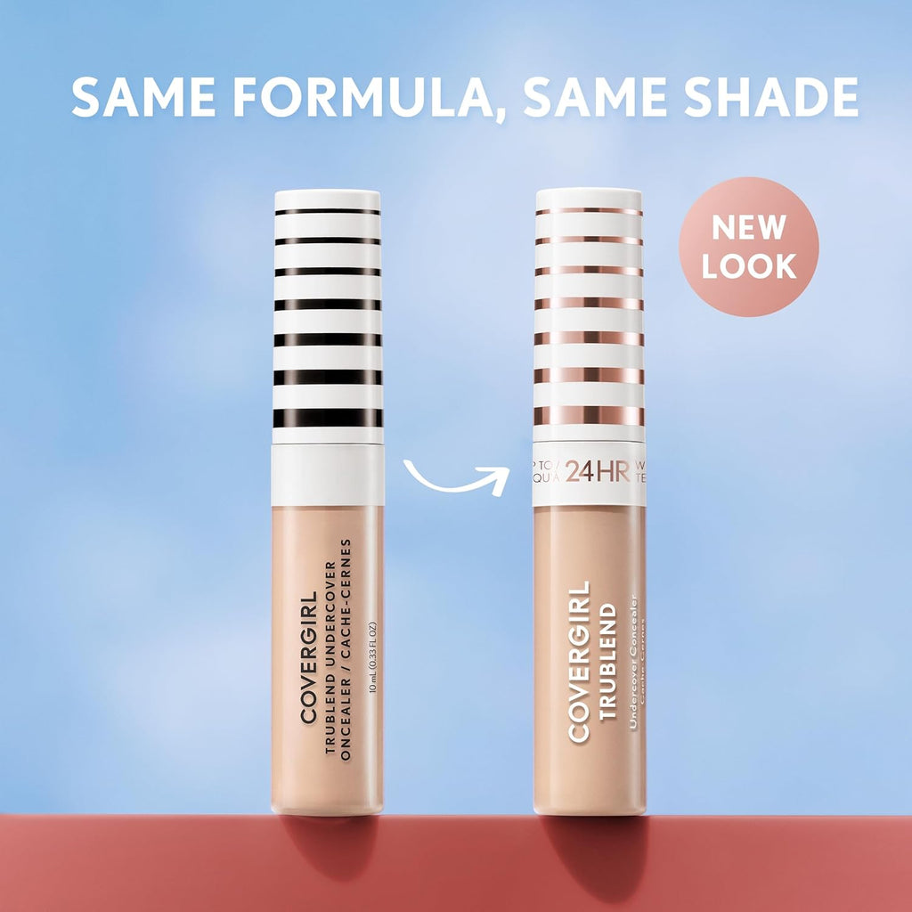 COVERGIRL TruBlend Undercover Concealer, Buildable, Full Coverage, 24-Hour Wear, Matte Finish - M500 Soft Tan (Packaging May Vary)