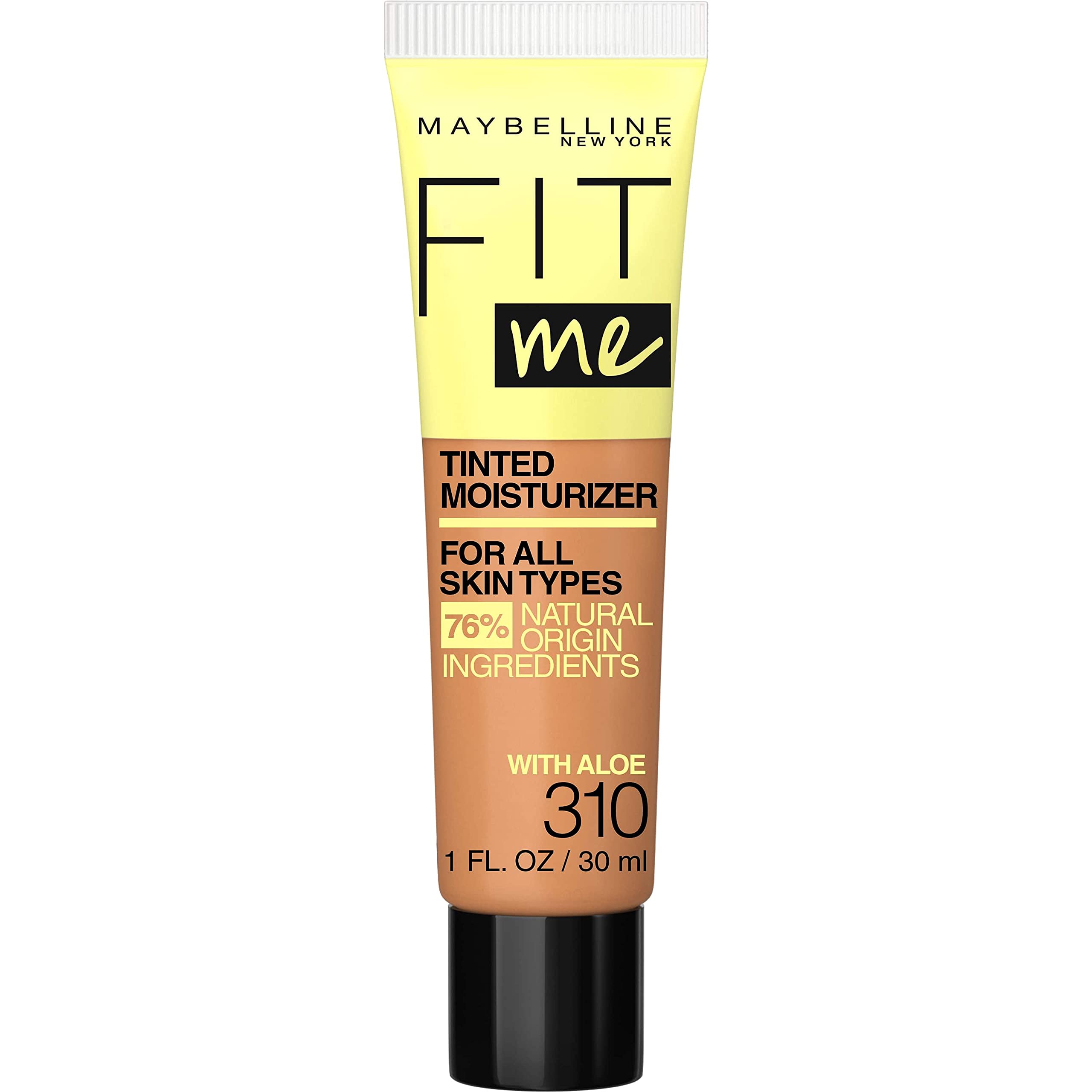 Maybelline Fit Me Tinted Moisturizer, Natural Coverage, Face Makeup, 355, 1 Count