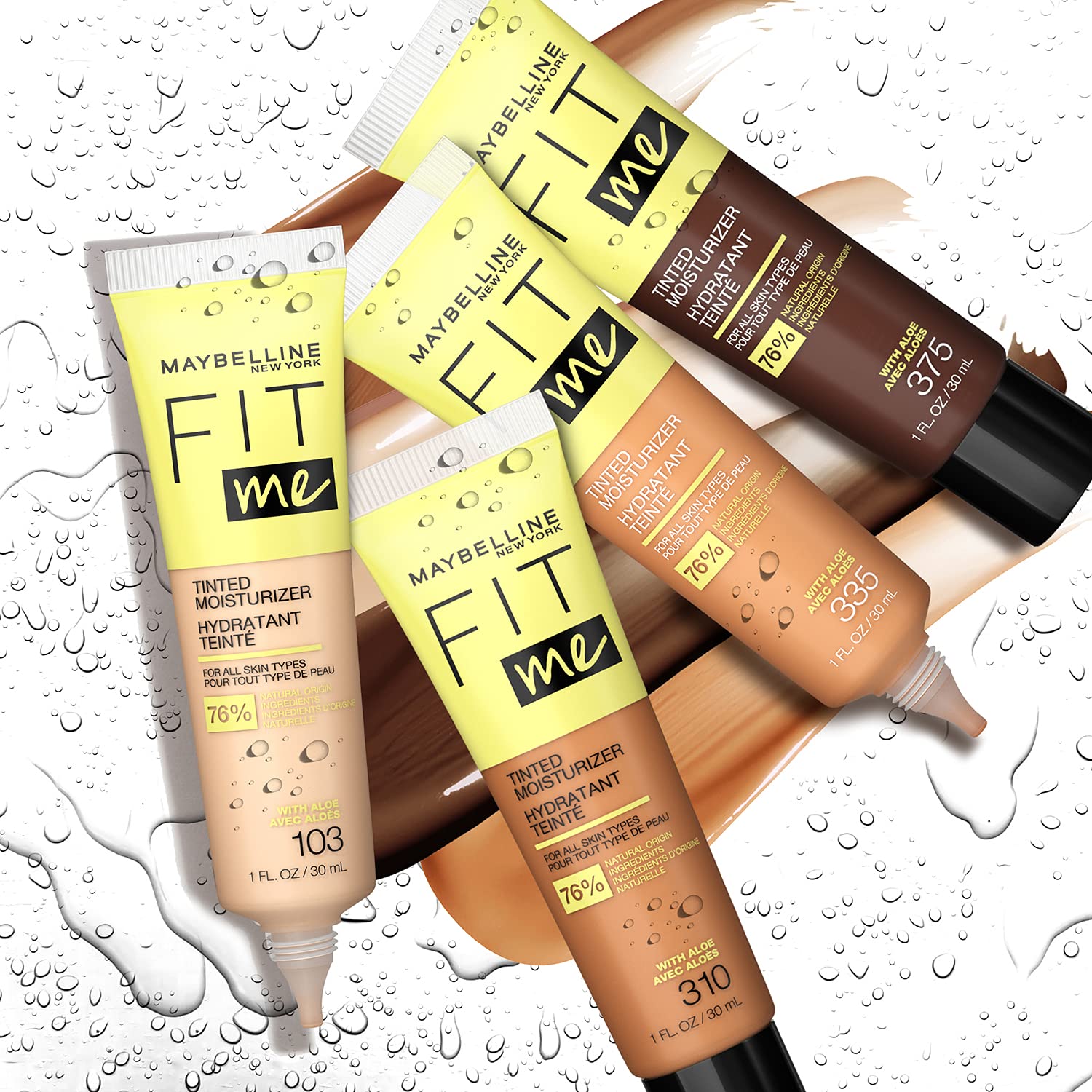 Maybelline Fit Me Tinted Moisturizer, Natural Coverage, Face Makeup, 355, 1 Count
