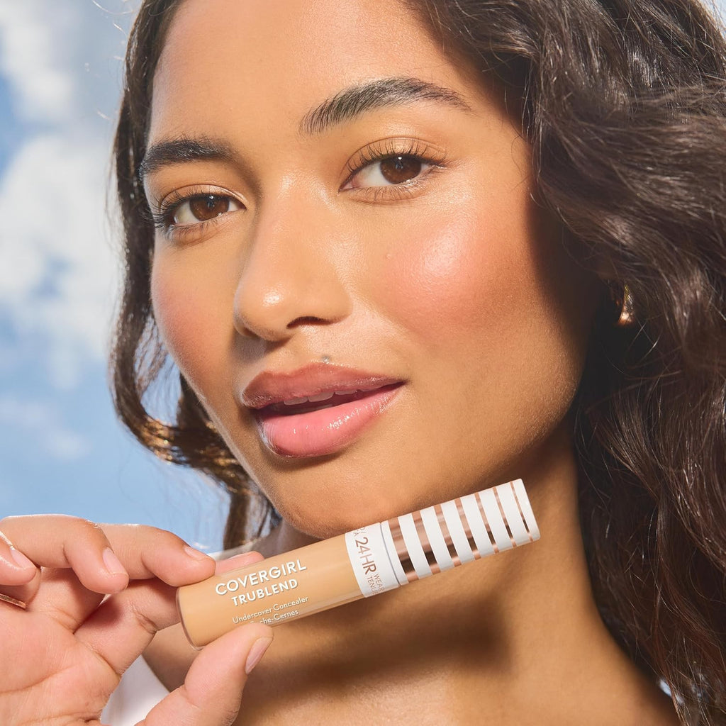 COVERGIRL TruBlend Undercover Concealer, Buildable, Full Coverage, 24-Hour Wear, Matte Finish - M500 Soft Tan (Packaging May Vary)