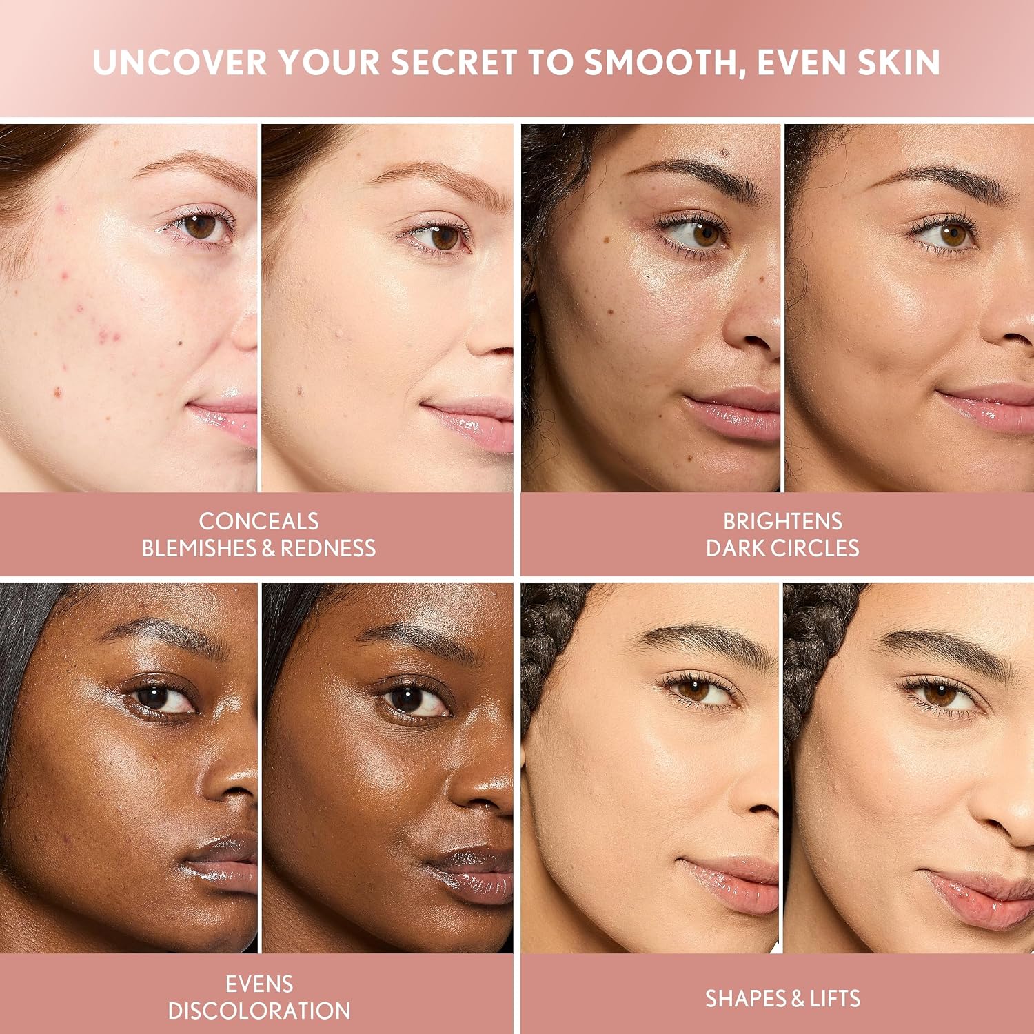 COVERGIRL TruBlend Undercover Concealer, Buildable, Full Coverage, 24-Hour Wear, Matte Finish - M500 Soft Tan (Packaging May Vary)