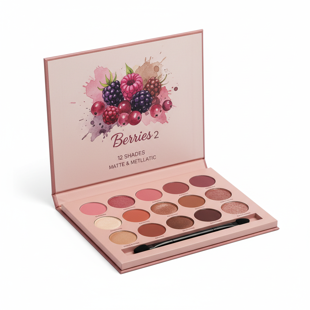 Berries 2 Eyeshadow Palette 12 tonos