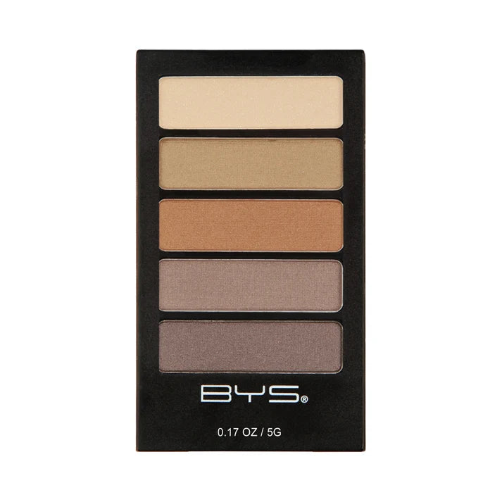 Paleta de Sombras Efecto Mate 5 Tonos BYS
